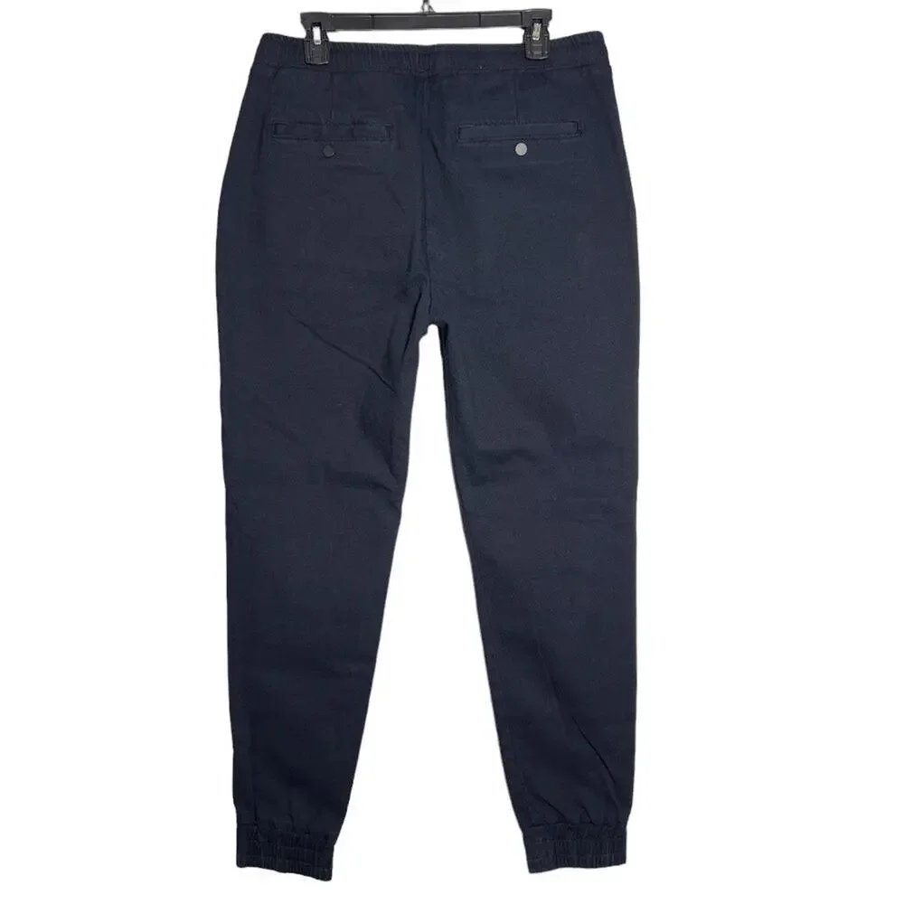 MAVI JEANS Sweatpants Joggers SIZE L Navy Drawstring Activewear Pockets NWT